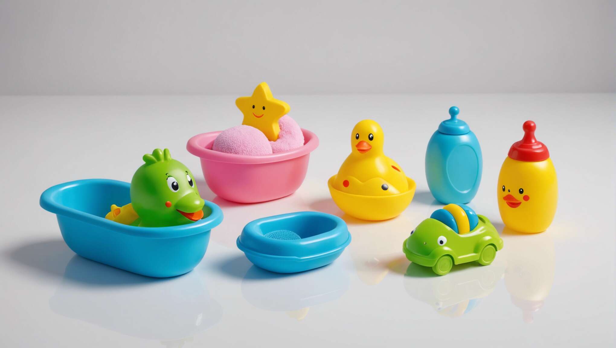 Nettoyage et entretien : garantir l'hygiène des jouets de bain