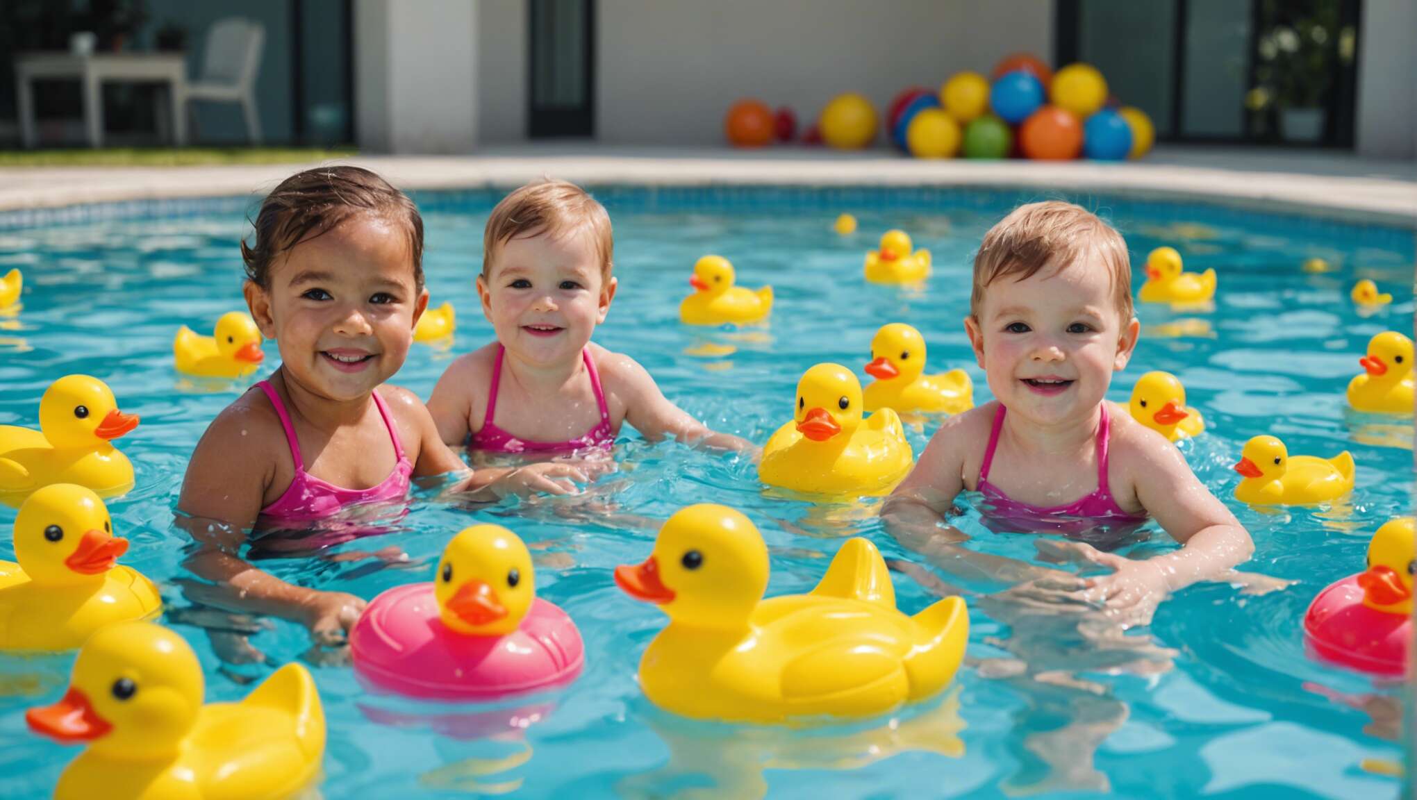 Bรฉbรฉs nageurs : sรฉlection des jouets incontournables pour le bain