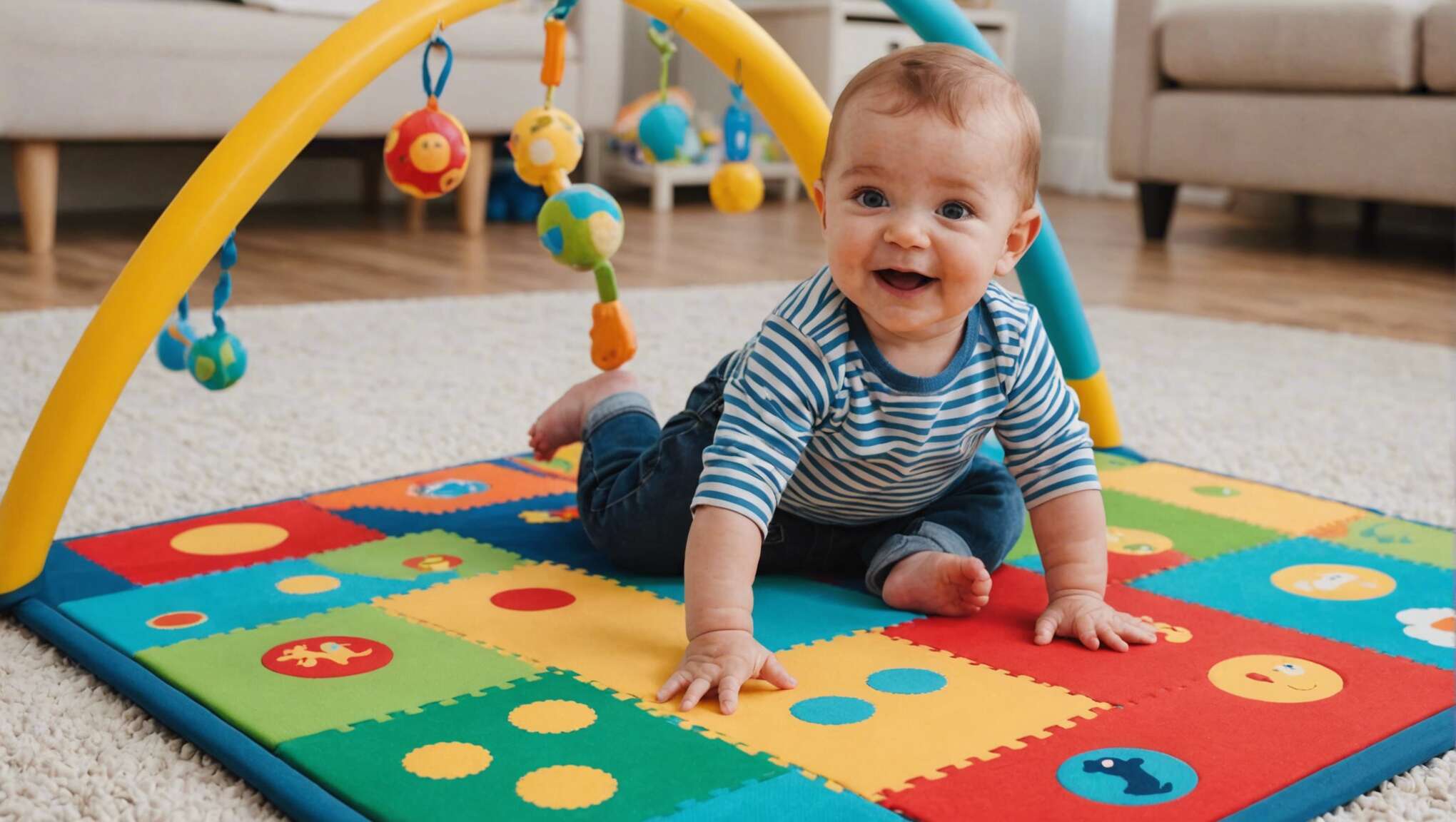 Comparatif 2024 : les tapis d'รฉveil avec arches les plus ludiques