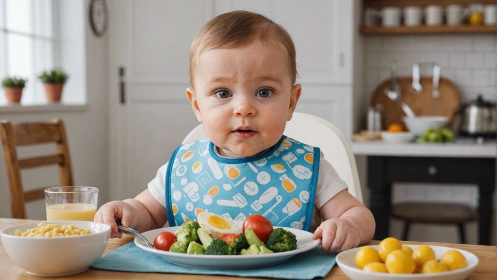 Améliorer la propreté pendant le repas : choix du bavoir idéal