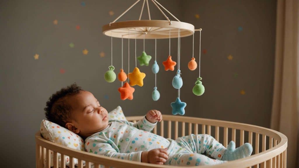 Bienfaits des mobiles sensoriels sur le sommeil des nourrissons