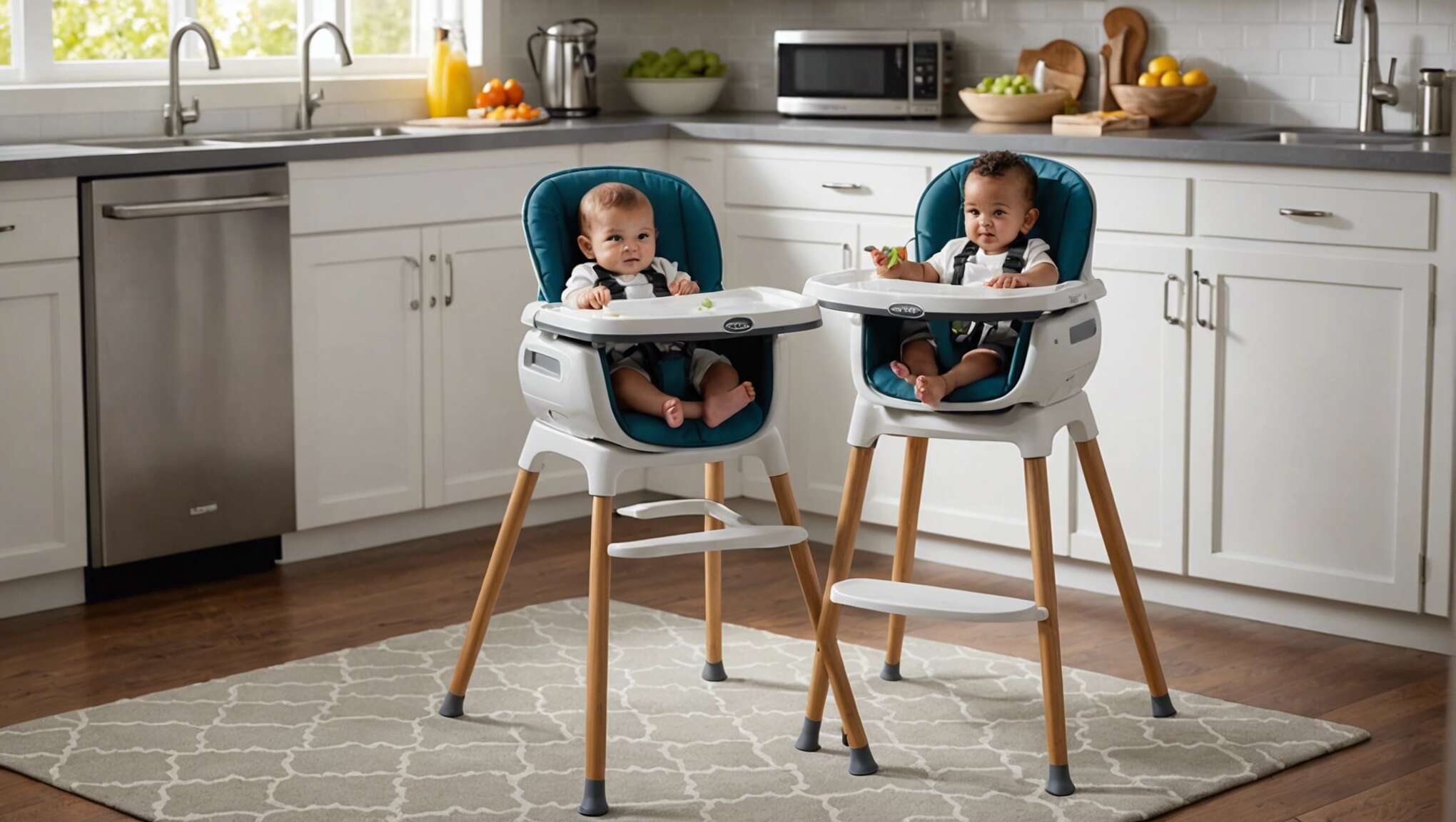 Améliorer le confort et la sécurité de bébé en chaise haute : quels accessoires ?