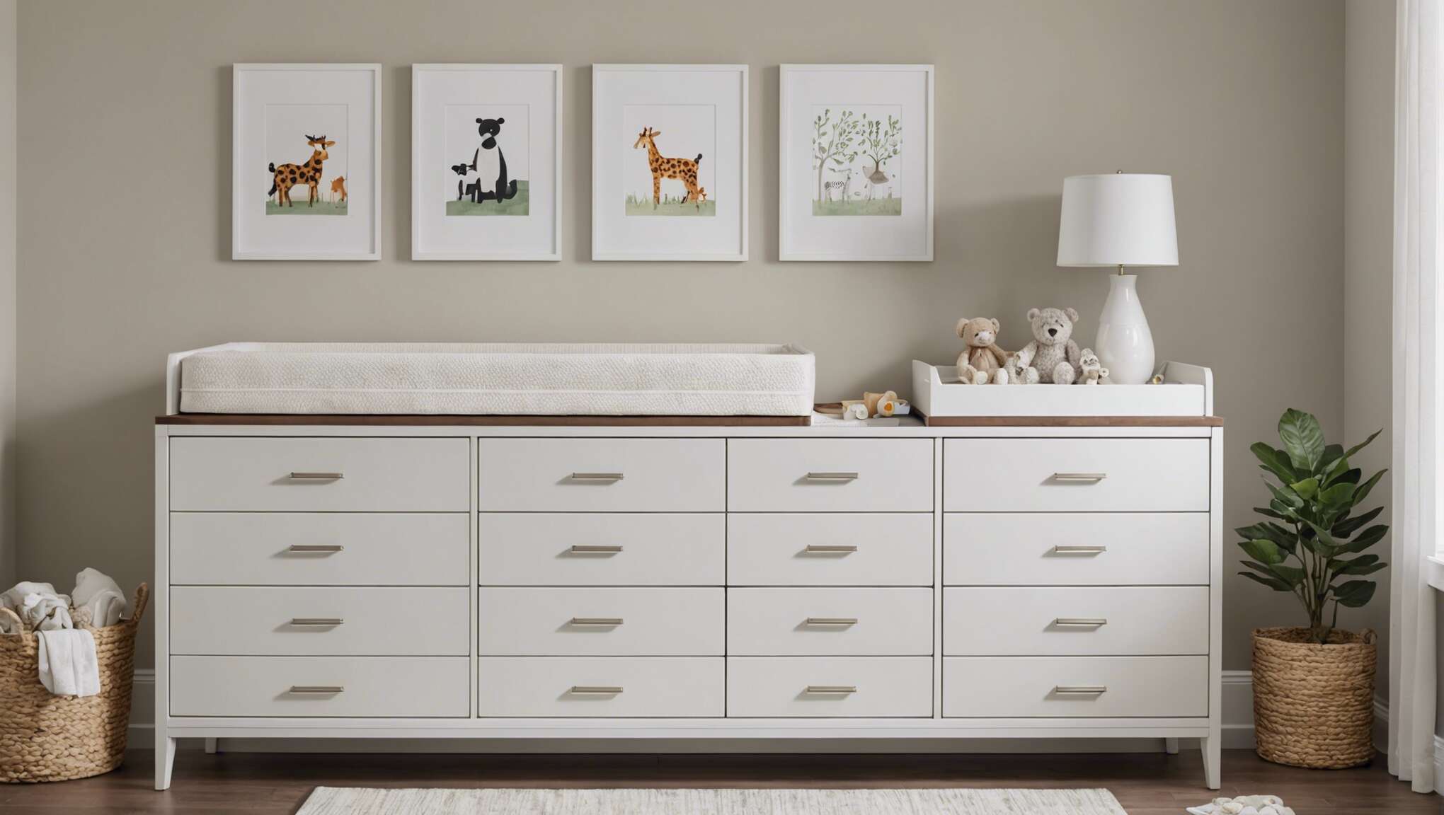 Rangement malin : les meilleures commodes à langer combinées