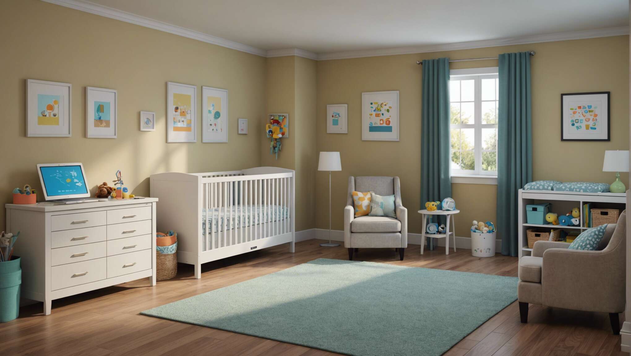 Protection électrique : sécuriser prises et câbles dans l'espace de bébé