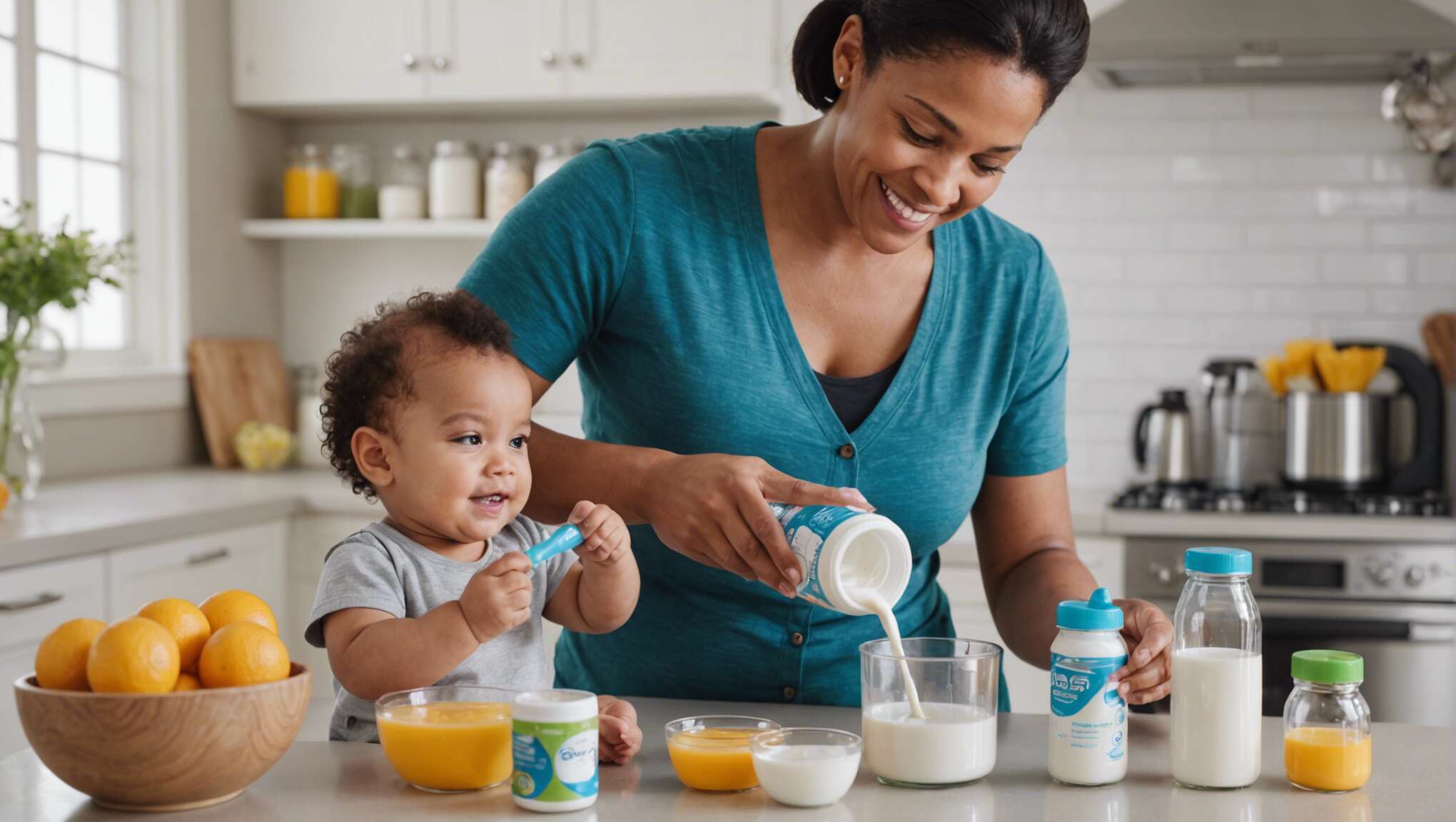 Dosage précis du lait infantile : trucs et astuces avec le bon usage d'un biberon gradué