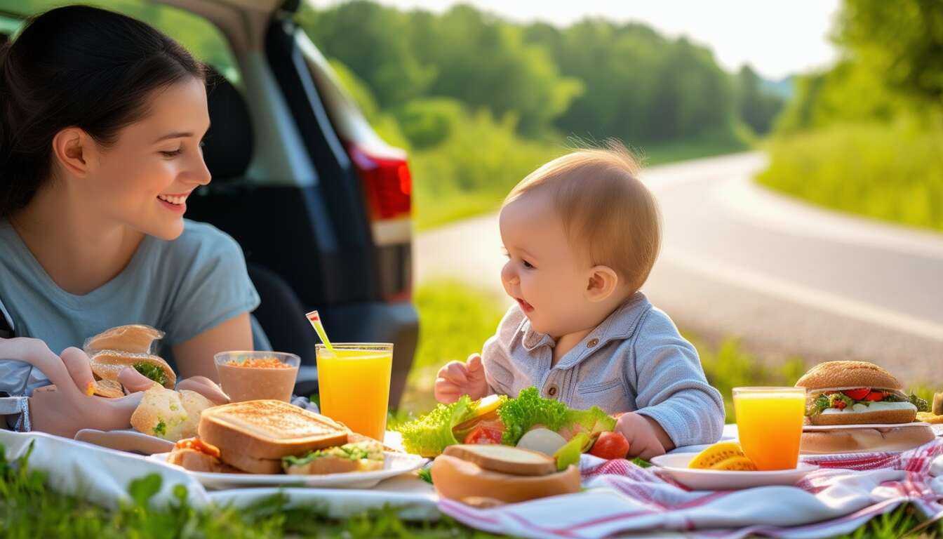 Les pauses stratégiques : quand et où s'arrêter avec un nourrisson