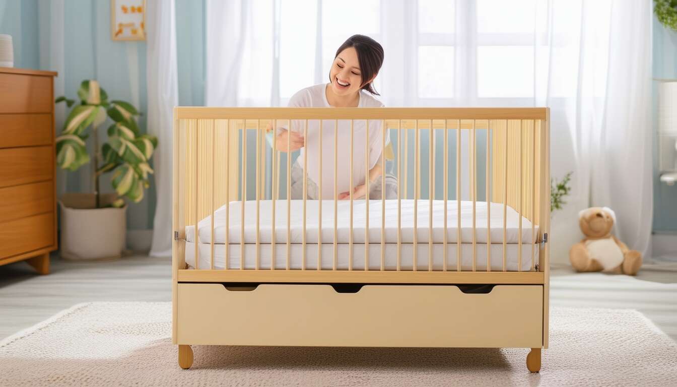 Top 5 des lits bรฉbรฉ avec rangements intรฉgrรฉs pratiques