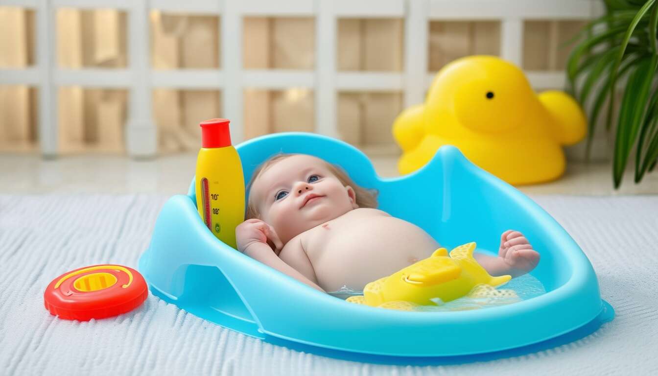 Préparer le bain de bébé : quels accessoires pour garantir sa sécurité ?
