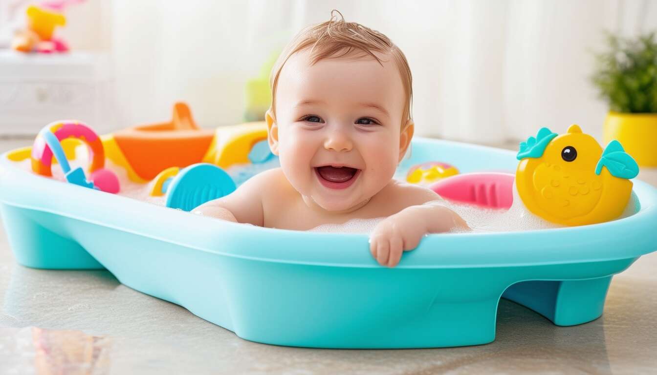 Choisir le bon siège de bain : confort et sécurité pour bébé