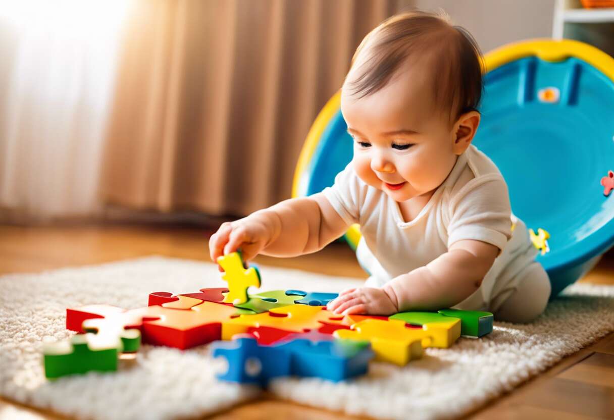 Les étapes clés pour introduire le puzzle dans le jeu de bébé