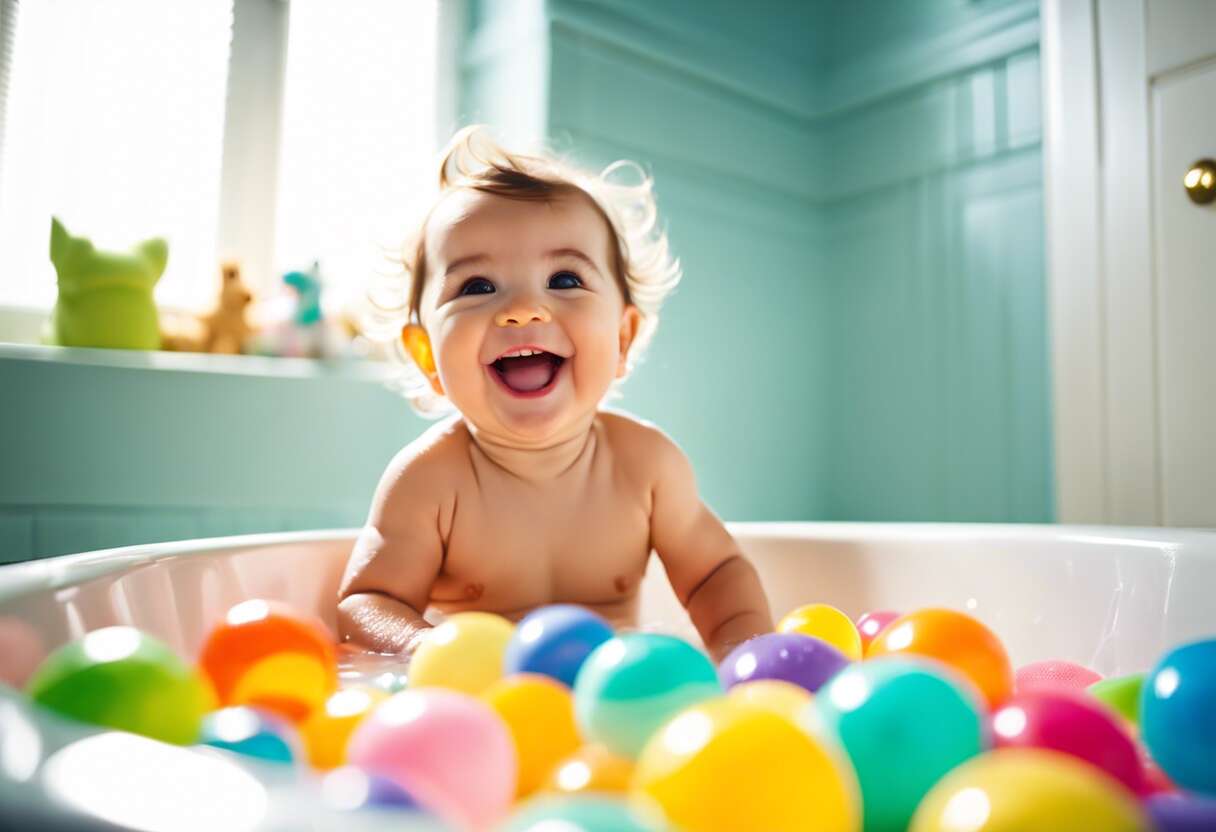 Hygiรจne et amusement : choisir le bon jouet de bain pour bรฉbรฉ