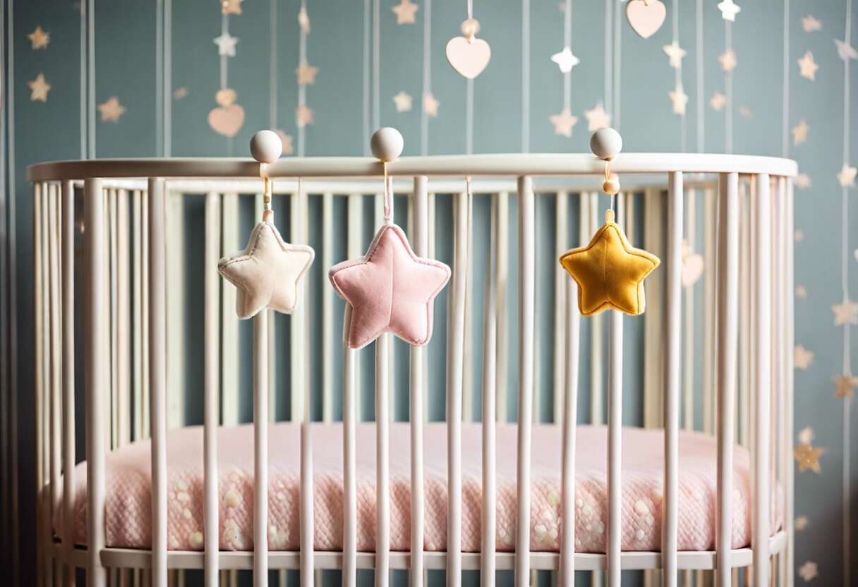 Mobile De Berceau Musical Bohème Pour Bébé 0-3 Ans - Décoratif Et Apaisant, Idéal Pour Le Coucher