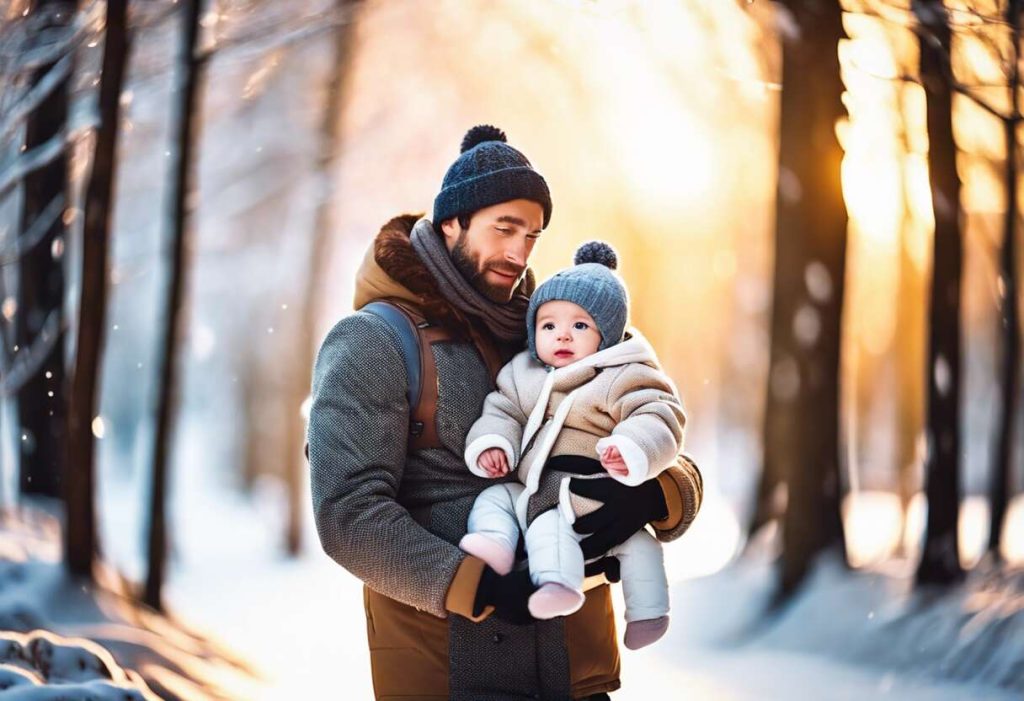 Portage en hiver : conseils pour garder bébé au chaud