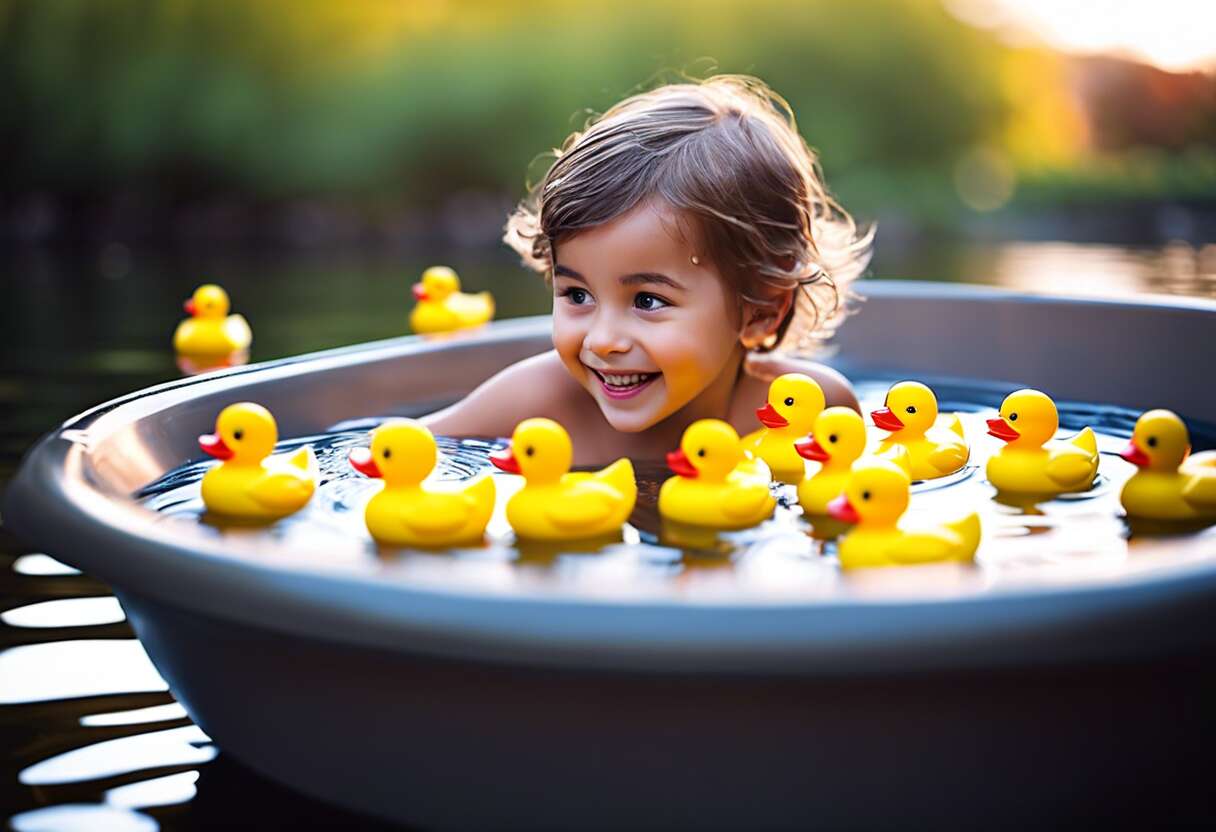 Comparatif : bateaux et canards de bain pour les tout-petits