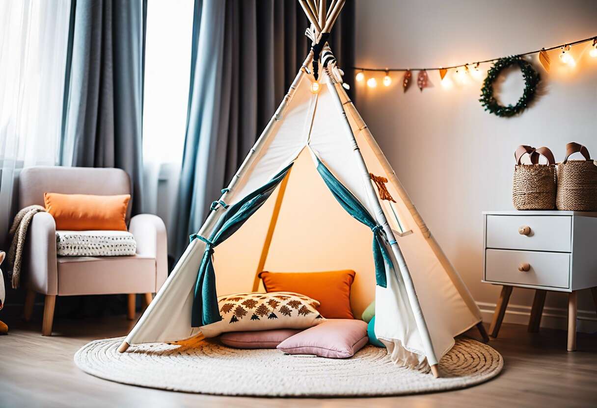 Montage facile : top des tipis enfants ร installer en un clin dโลil