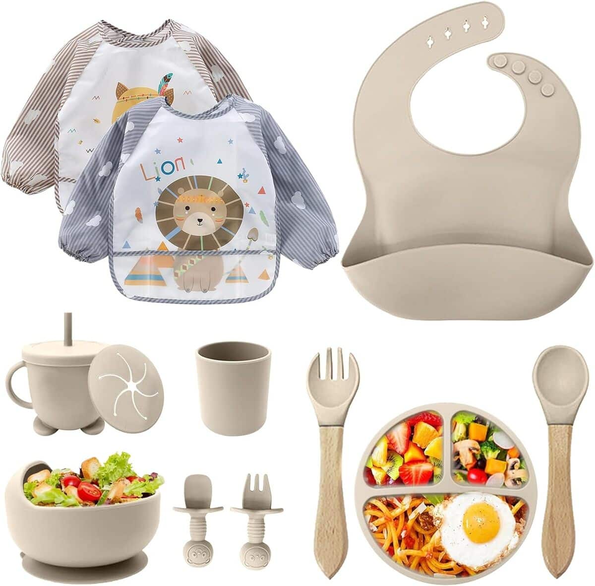 Test CUBTEM : kit repas bébé complet (12 pièces)