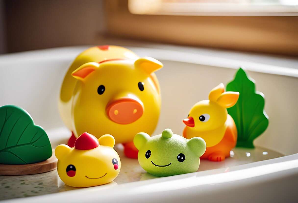 Matériaux naturels et durables : vers quels jouets de bain se tourner ?