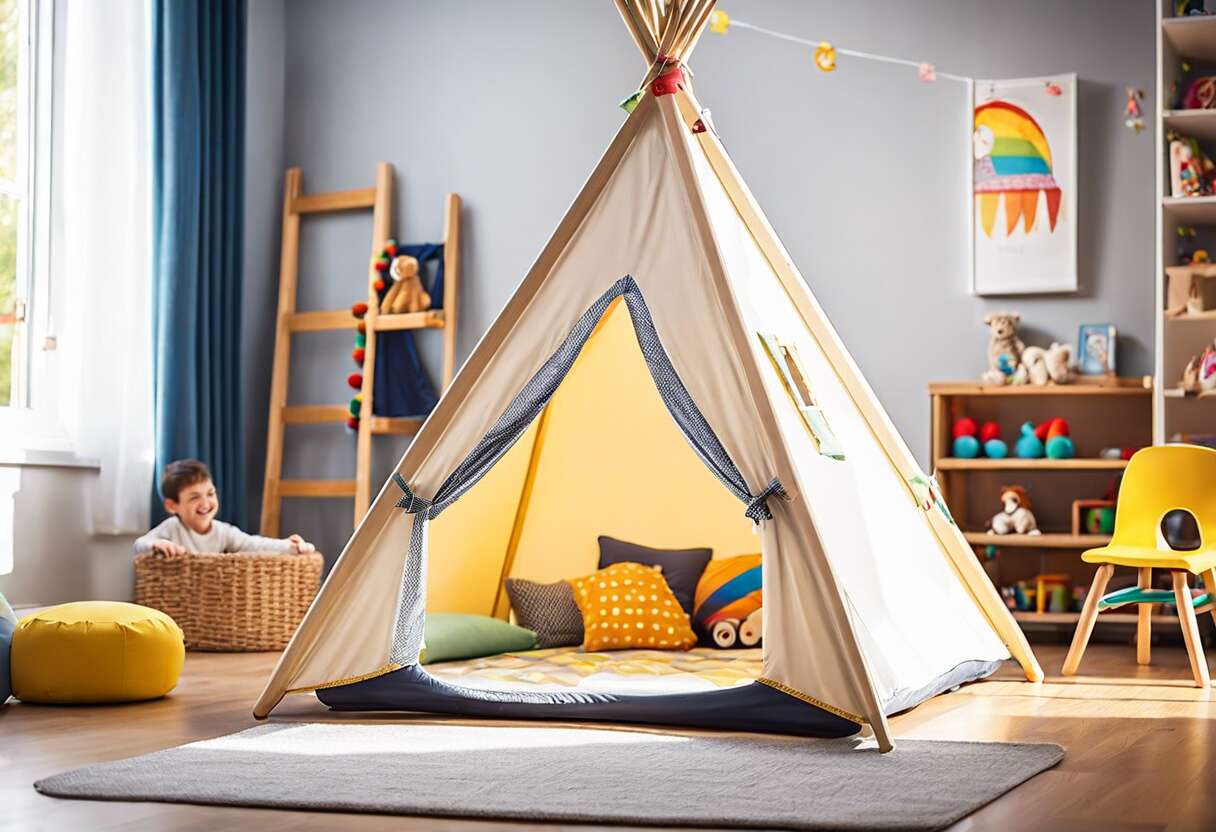 Les différentes utilisations d'une tente pour enfants : jeux, lecture et sieste