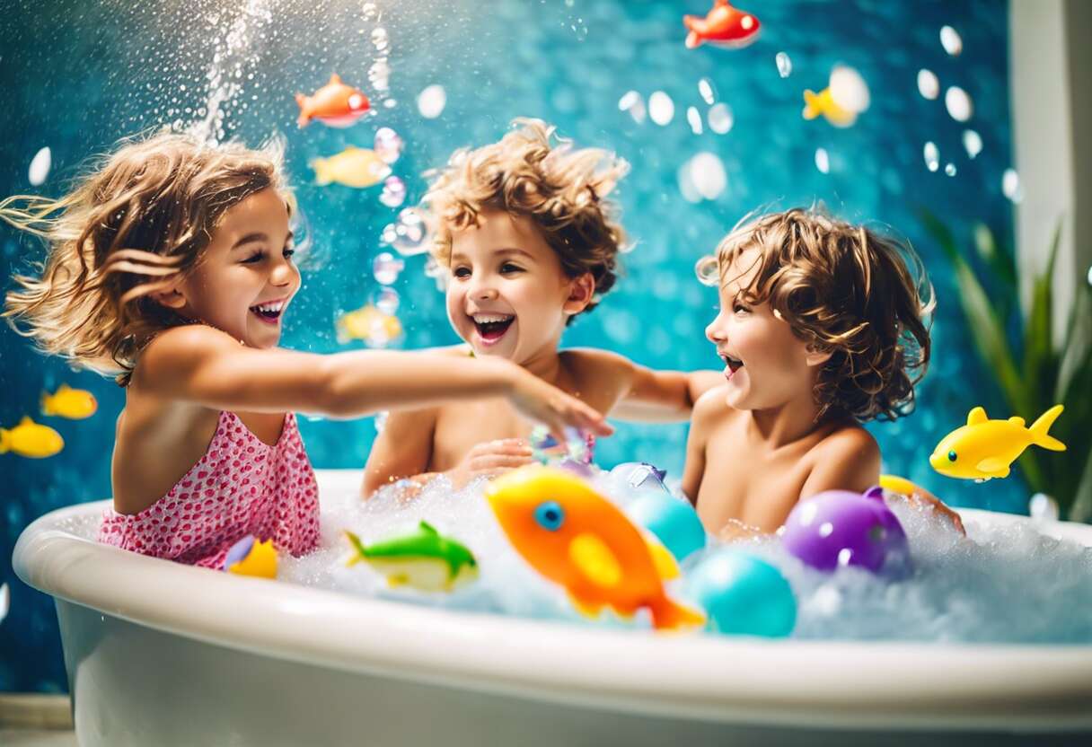 La magie des jeux aquatiques : choisir les meilleurs jouets pour le bain