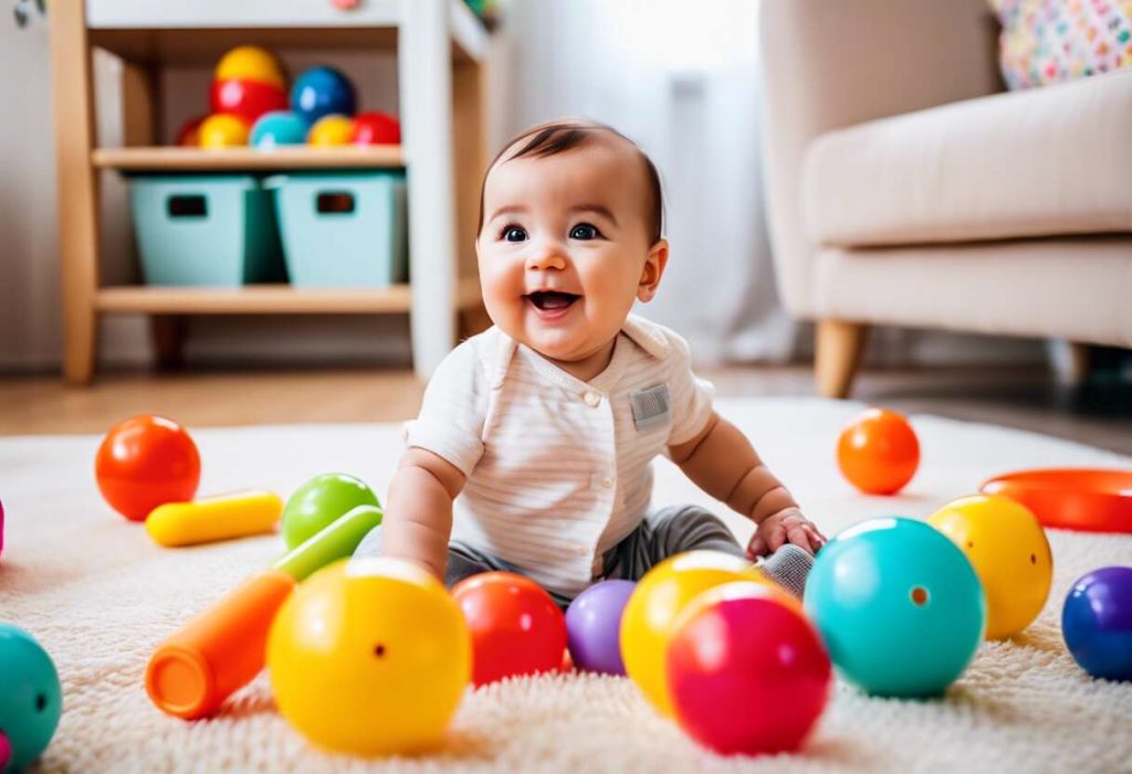 Quand introduire des jouets sensoriels dans l'environnement de bébé ?