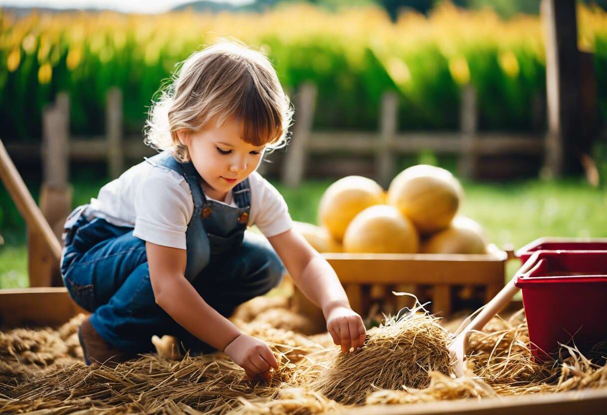 Développer la motricité fine avec des jouets et accessoires de ferme