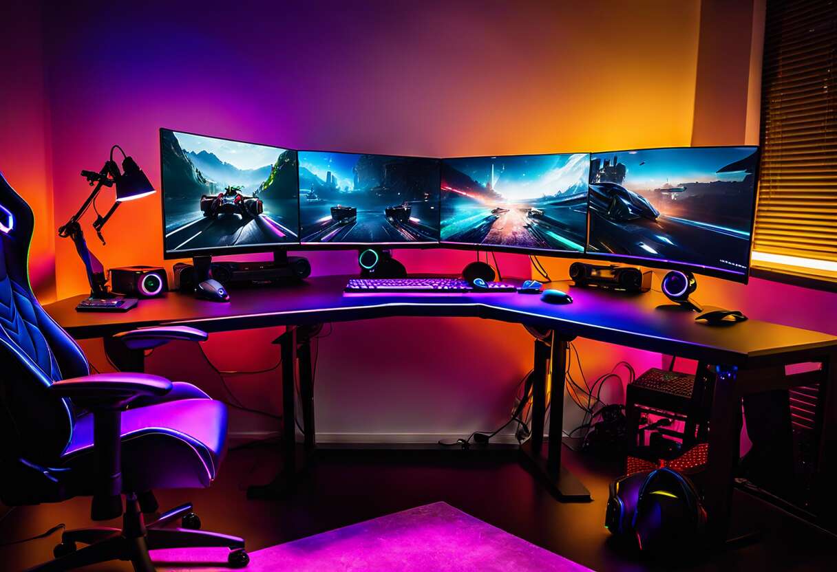 Éclairage RGB pour setup gaming : créez l'ambiance idéale