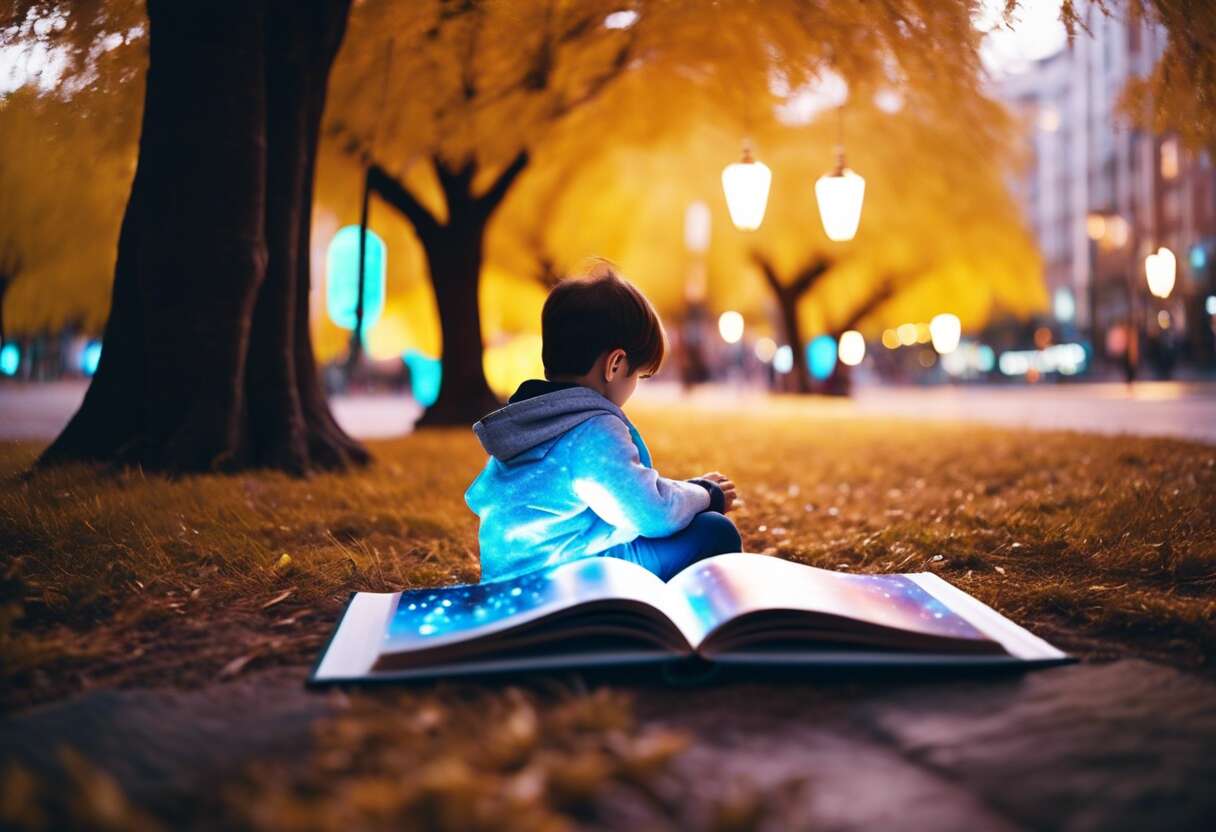 Contes futuristes : l'importance des livres interactifs science-fiction dans l'รฉveil prรฉcoce