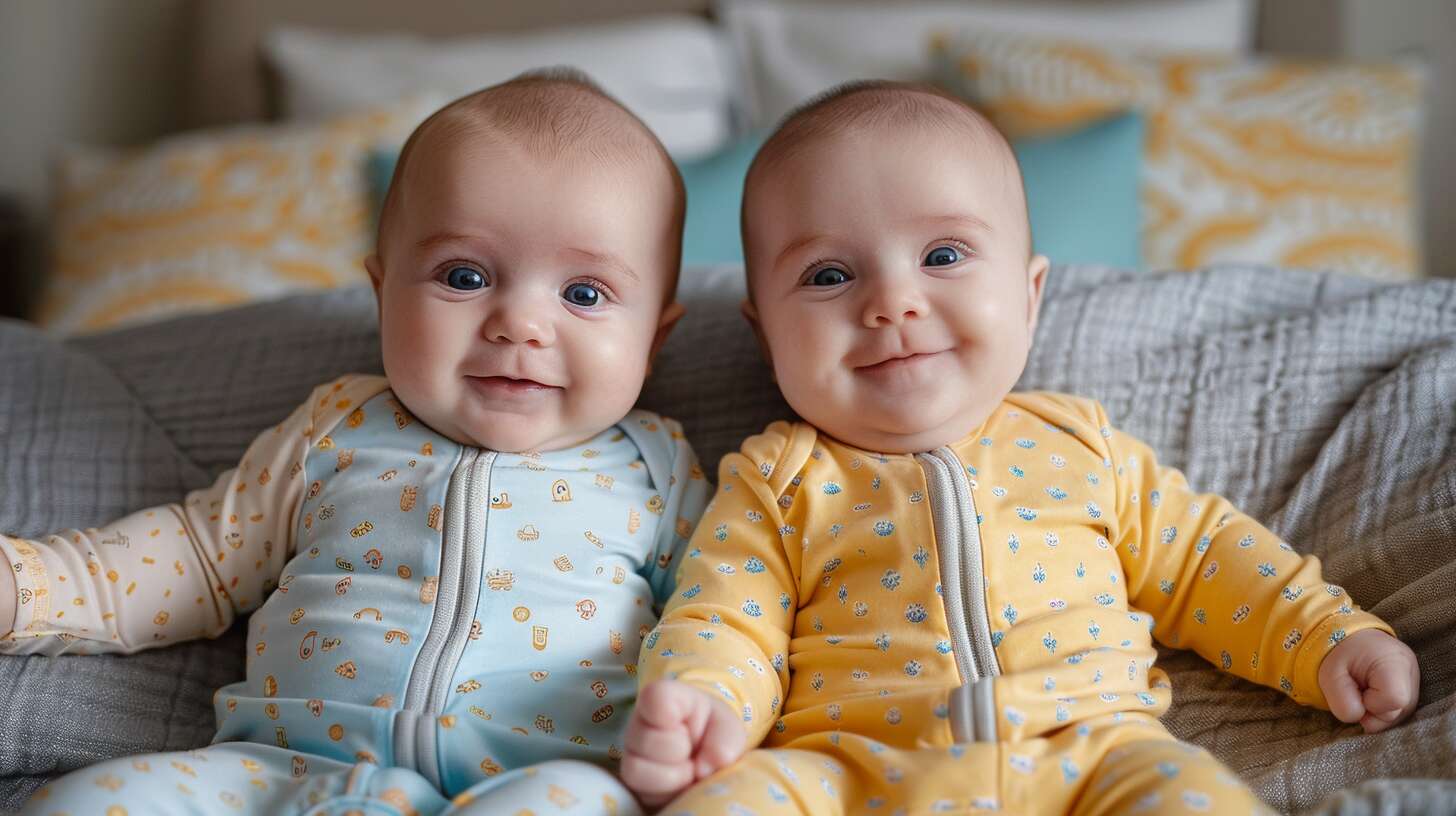 Dossier spécial jumeaux : coordonner ou diversifier leurs bodys et grenouillères ?