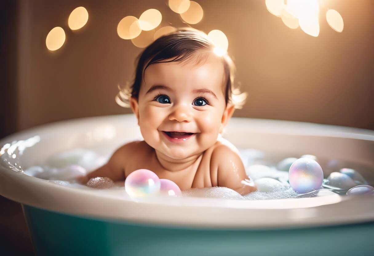 Le bain de bébé : entre plaisir et soins essentiels