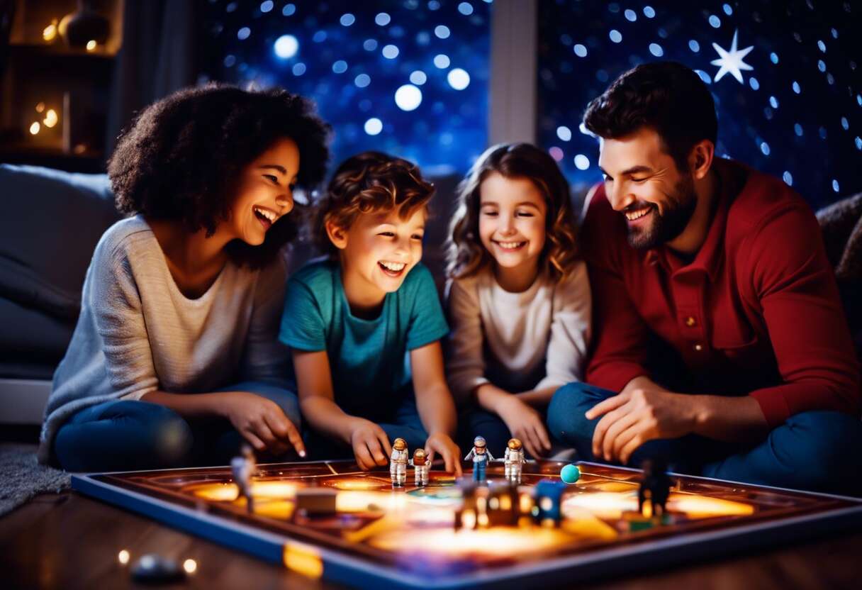 Évasion cosmique en famille : top des jeux spatiaux adaptés aux jeunes enfants