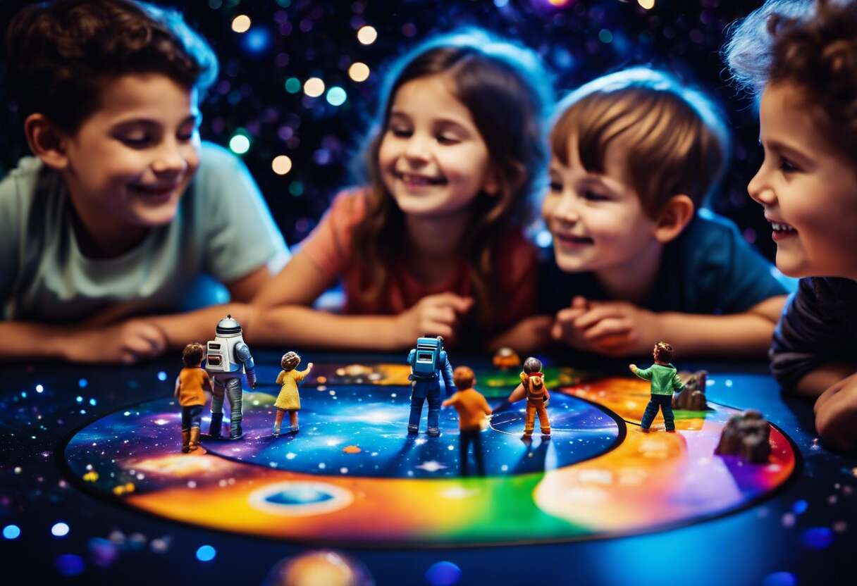 Stimuler la créativité des enfants avec des jeux sur le thème de l'espace