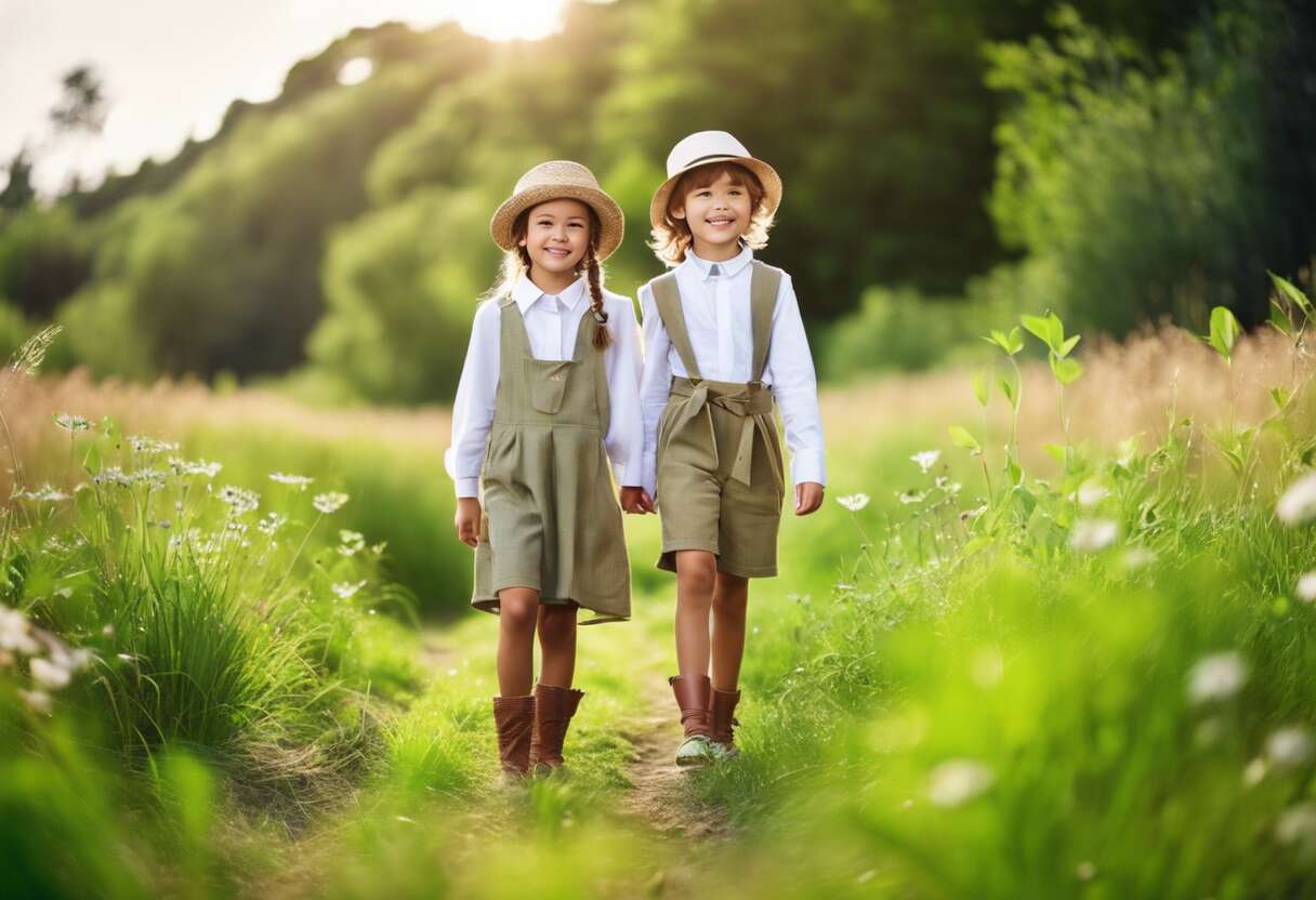 Développement durable : opter pour des ensembles coordonnés éco-responsables pour enfants