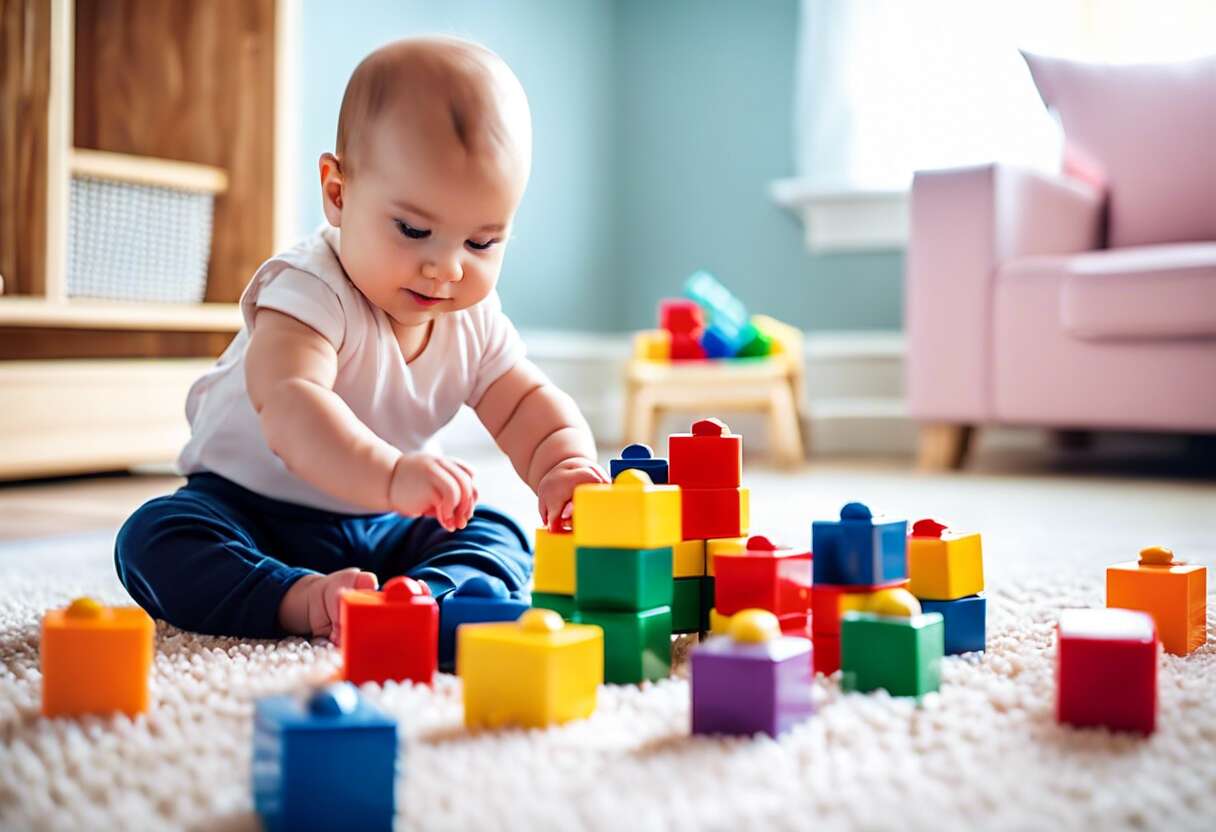 Blocs de construction pour bébés : favoriser la créativité sans risques