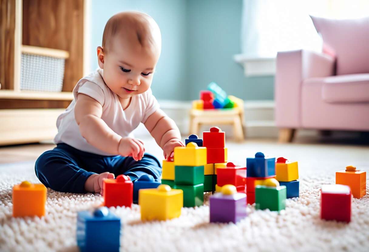 Blocs de construction pour bรฉbรฉs : favoriser la crรฉativitรฉ sans risques