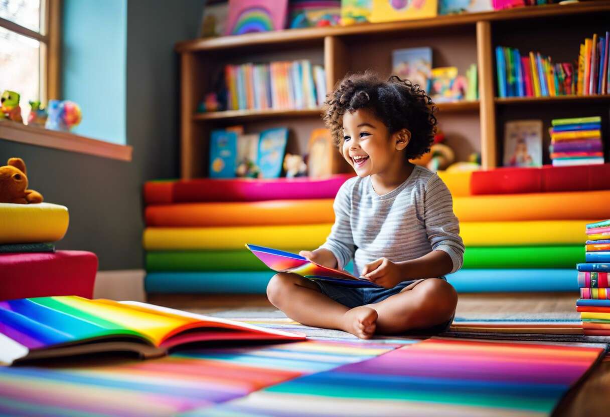 Astuce parents : utiliser des livres interactifs pour l'รฉveil aux couleurs