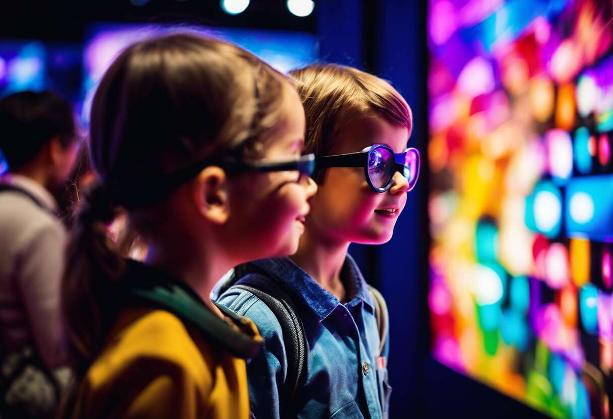ร la dรฉcouverte des expositions interactives : jeux et apprentissage
