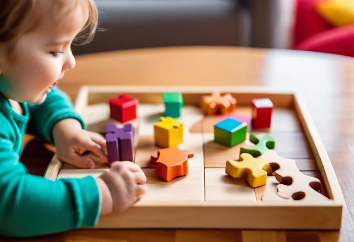 Puzzle animalier : dรฉvelopper la motricitรฉ fine chez les petits