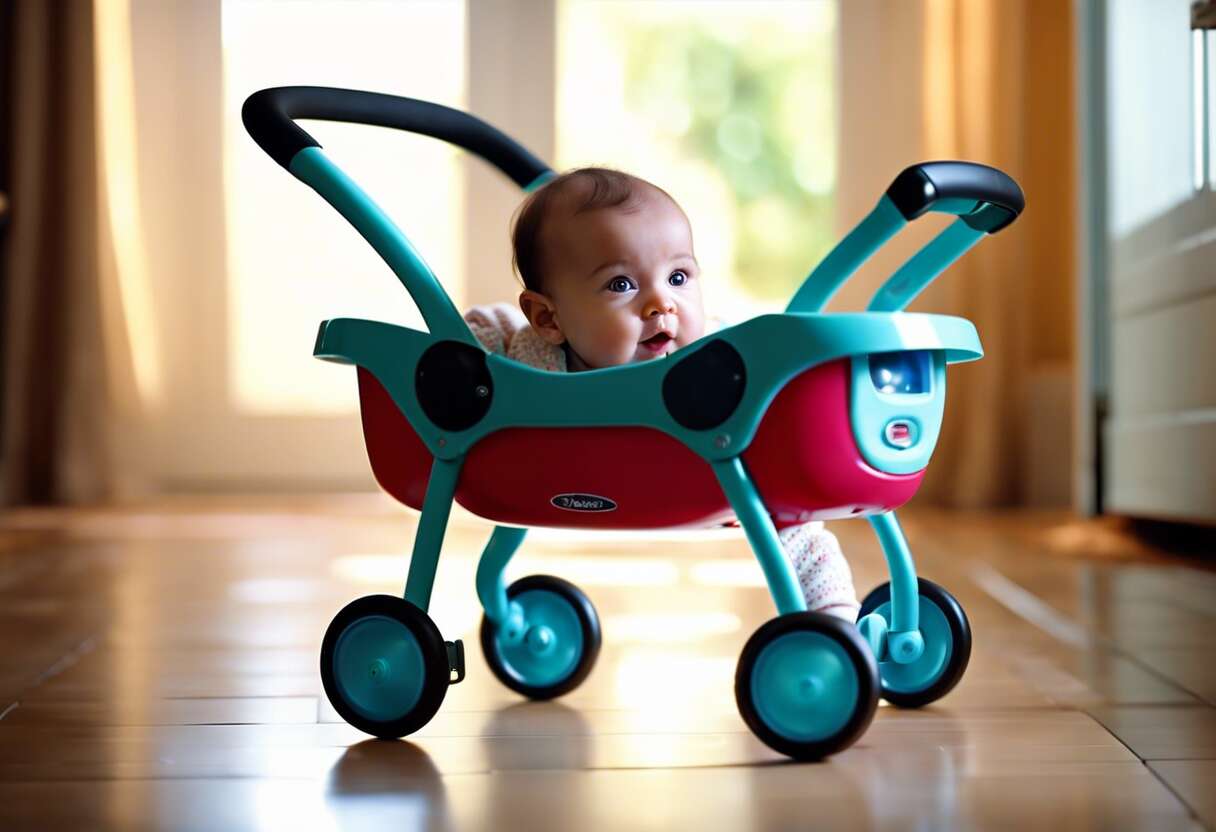 Trotteurs pour bébés : sécurité et liberté de mouvement en question