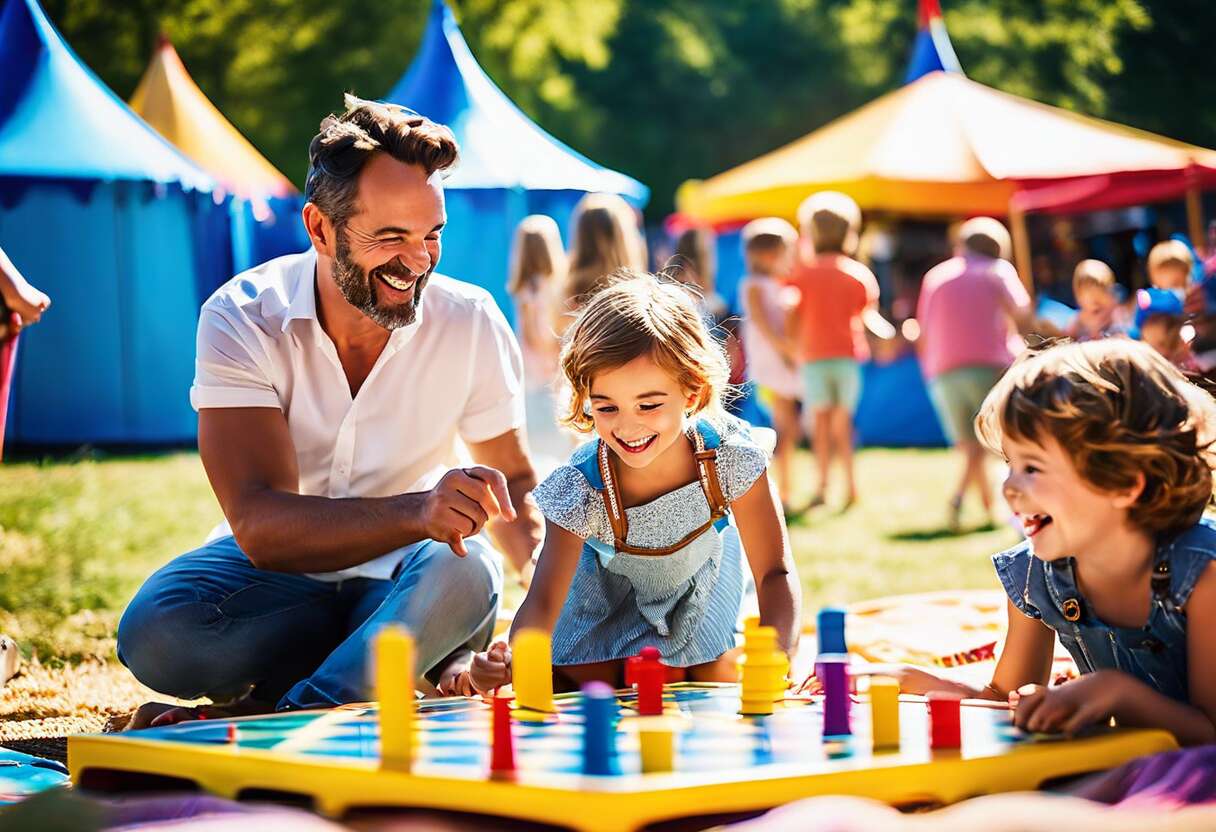 Expériences interactives en famille aux festivals ludiques mondiaux