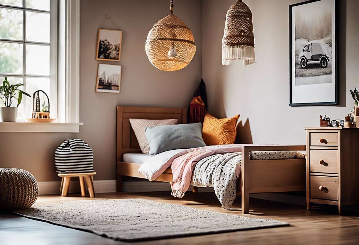 Tendances déco pour les chambres d'enfants : entre minimalisme et bohème chic