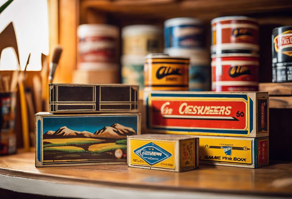 Boîtes de jeux vintage : techniques de restauration pour collectionneurs