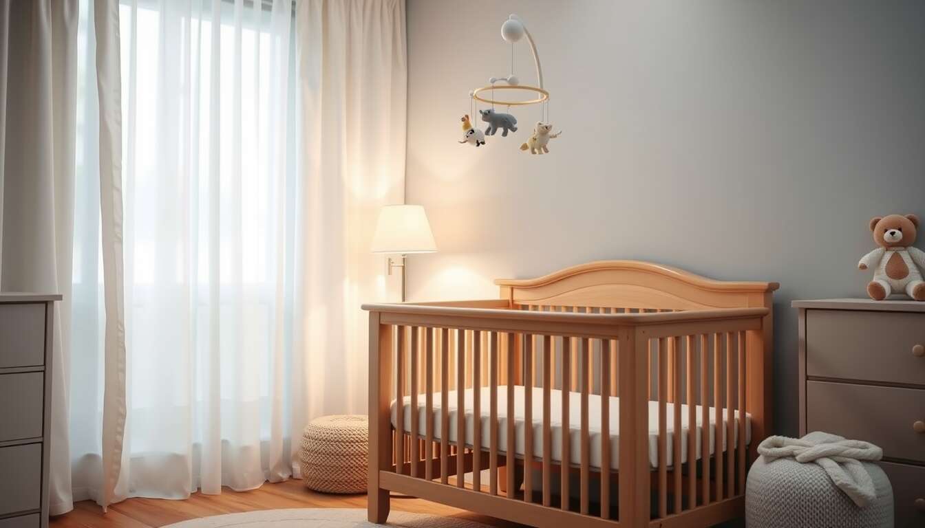 Intégrer harmonieusement le mobile dans l'univers de la chambre de bébé