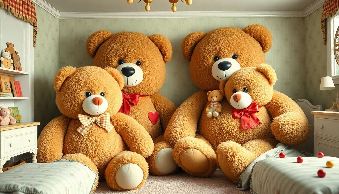 Nounours géants : entre nostalgie et tendance actuelle