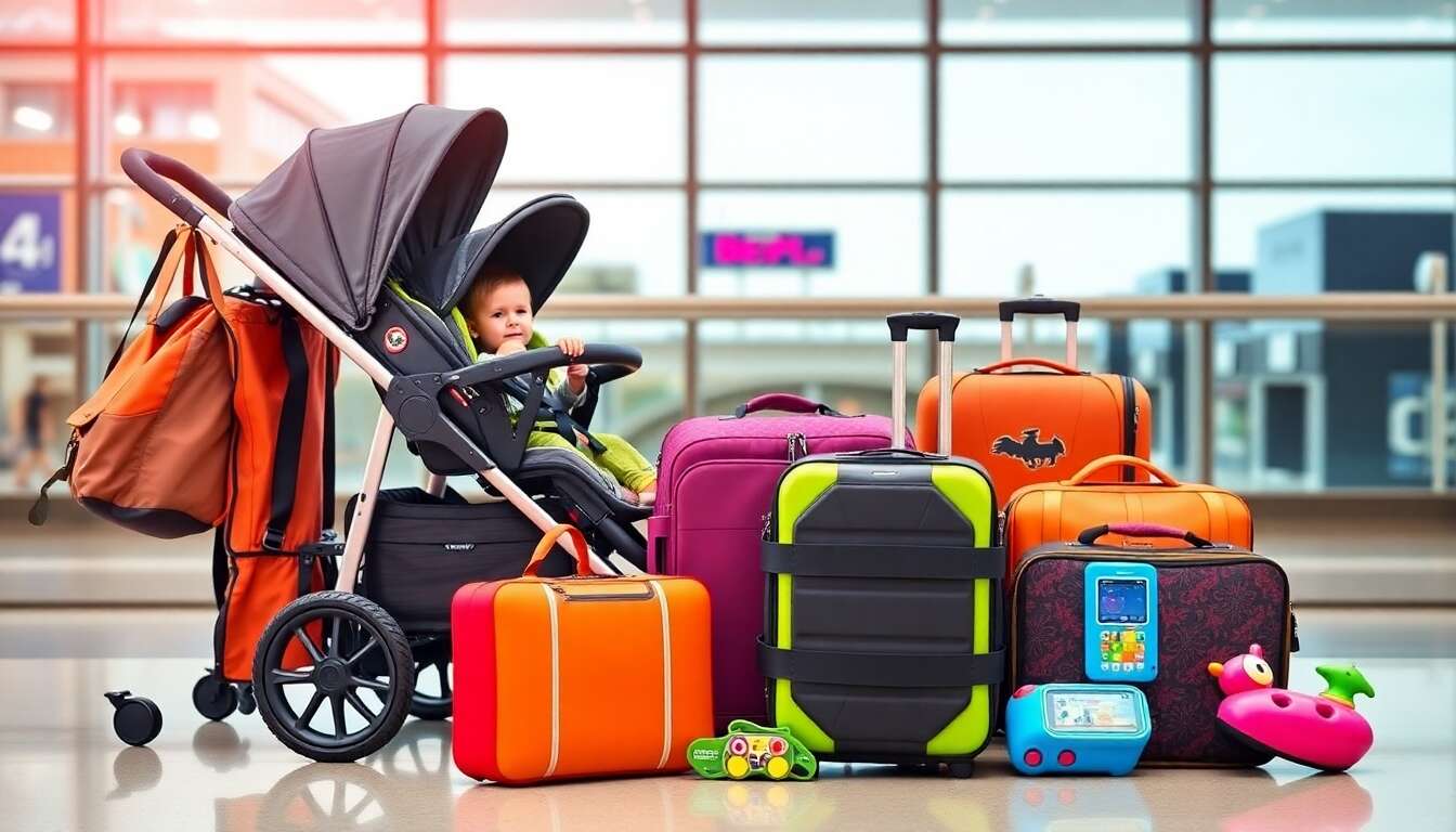 Accessoires pratiques : de la poussette pliable au siège auto adapté