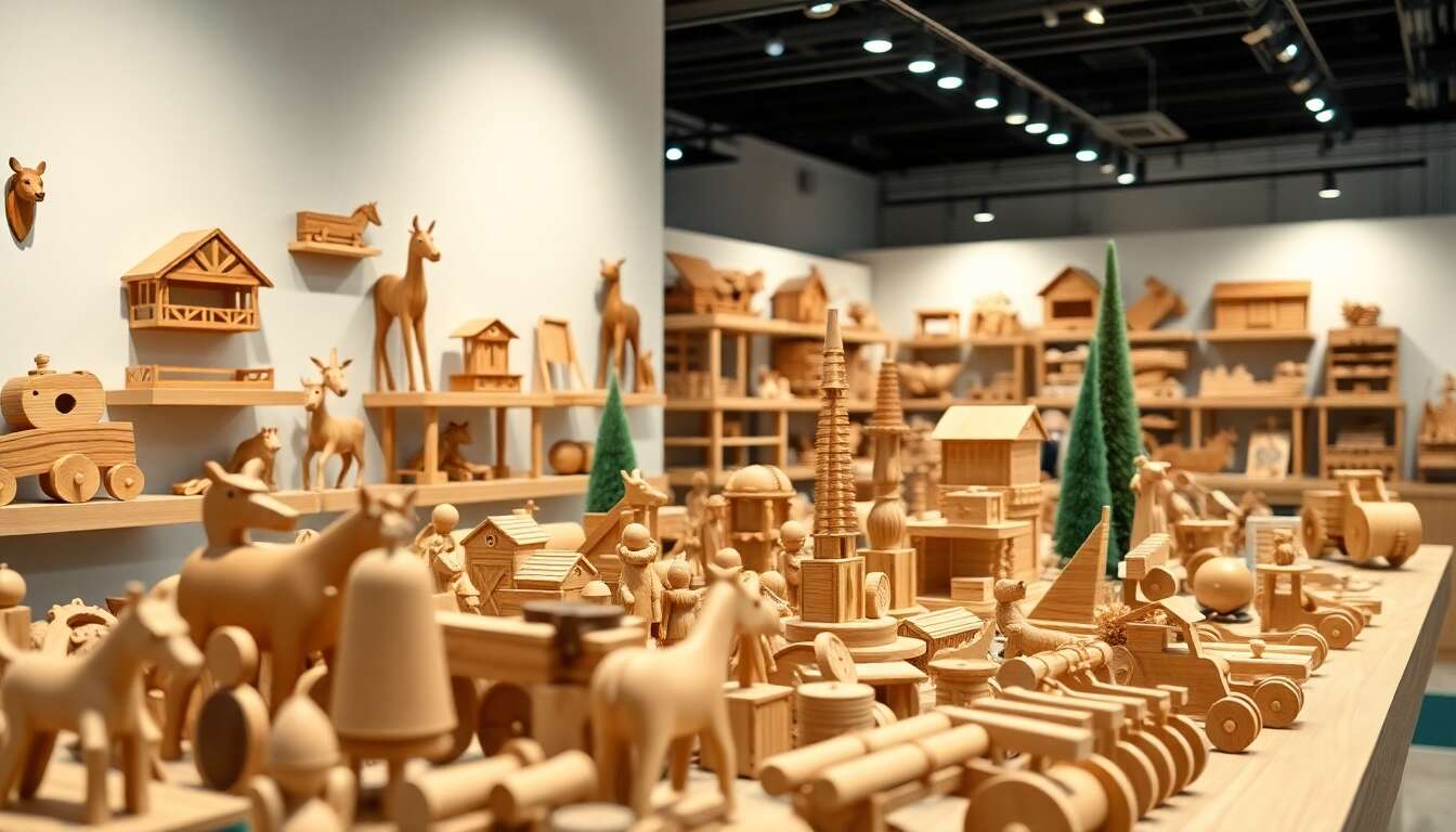 Explorer le monde des jouets en bois ร travers les expositions spรฉcialisรฉes