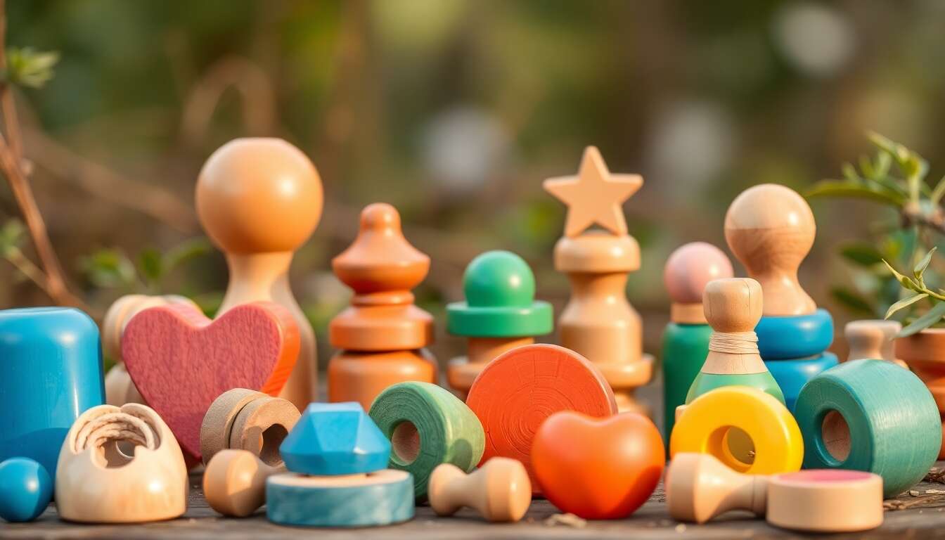 Meilleurs jouets d'éveil en bois : sélection écologique et durable