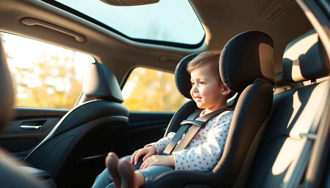 Confort et ergonomie du siège auto