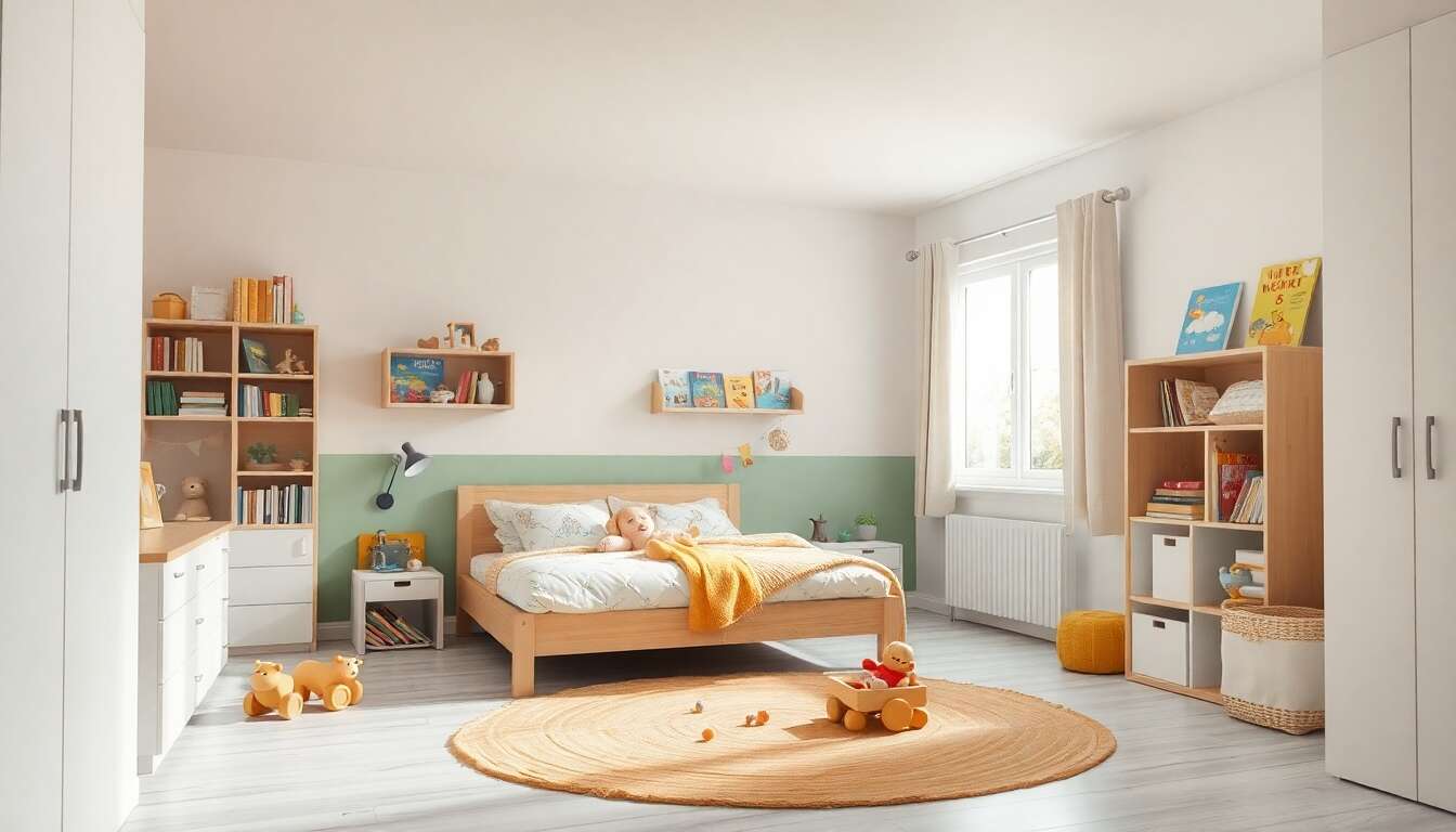 Crรฉer l'espace de jeu parfait dans une chambre d'enfant