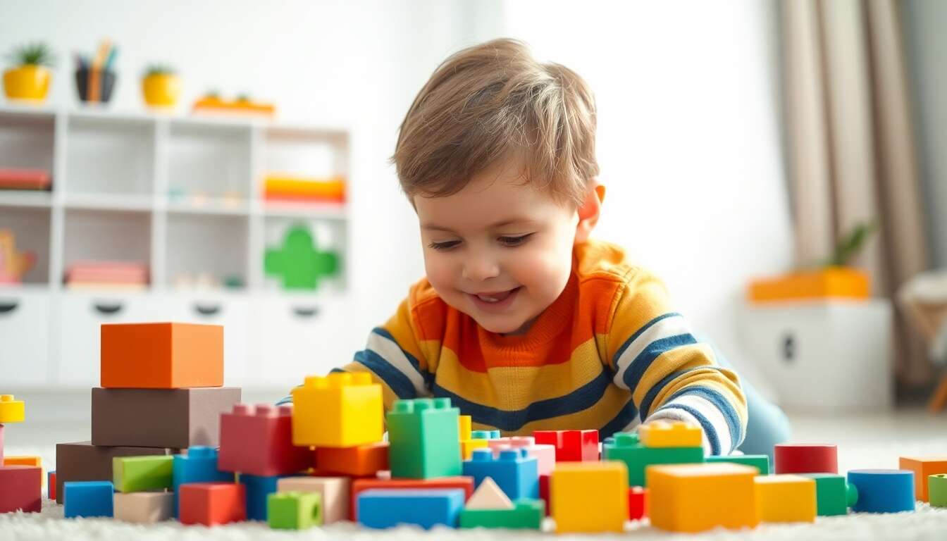 Bรฉnรฉfices des jeux de tri par couleur ou taille chez le tout-petit