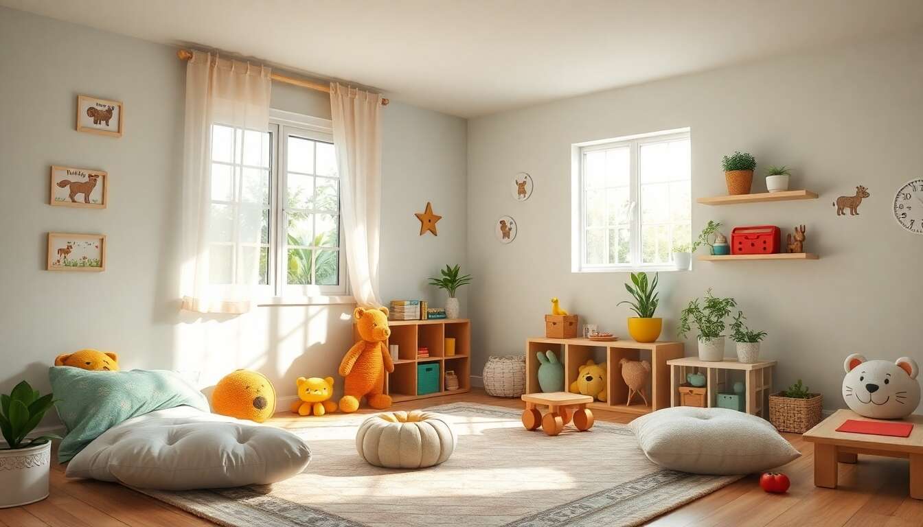 Espaces de jeu chez soi : crรฉer un coin jeu sรปr et inspirant pour vos petits